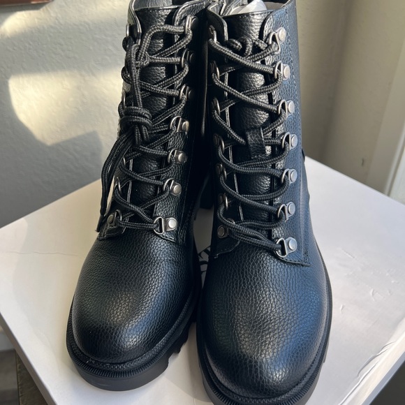 JustFab Averie Lace-up Ankle Boot - Picture 2 of 9